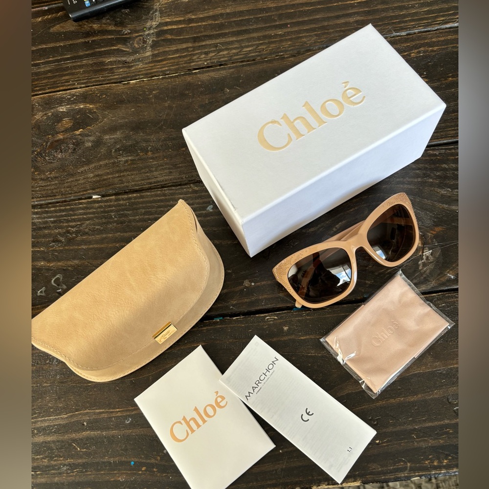 Chloé AUTHENTIC CHLOE CE626S SUNGLASSES in Nude colour - Picture 3 of 9